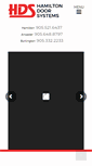 Mobile Screenshot of hamiltondoorsystems.com